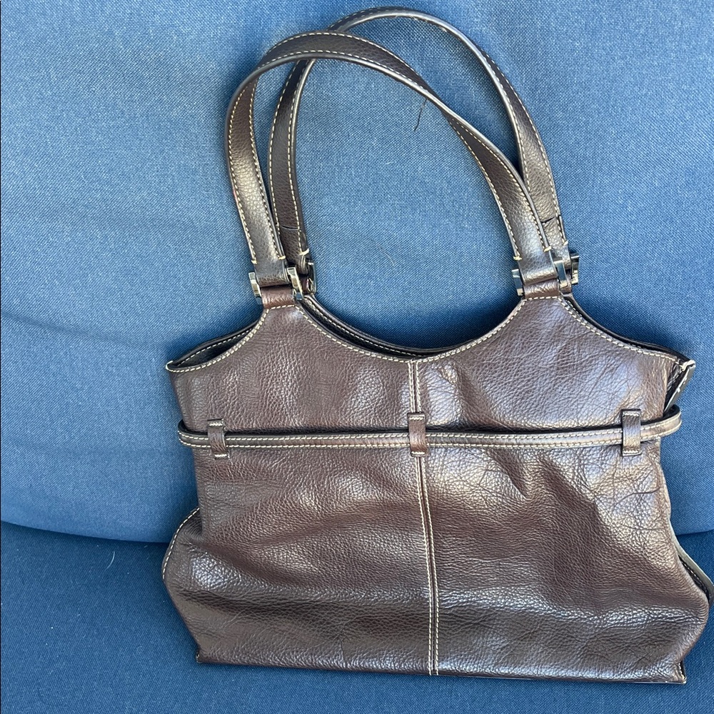 The SAK Elegant Brown Leather Bag - Picture 2 of 6